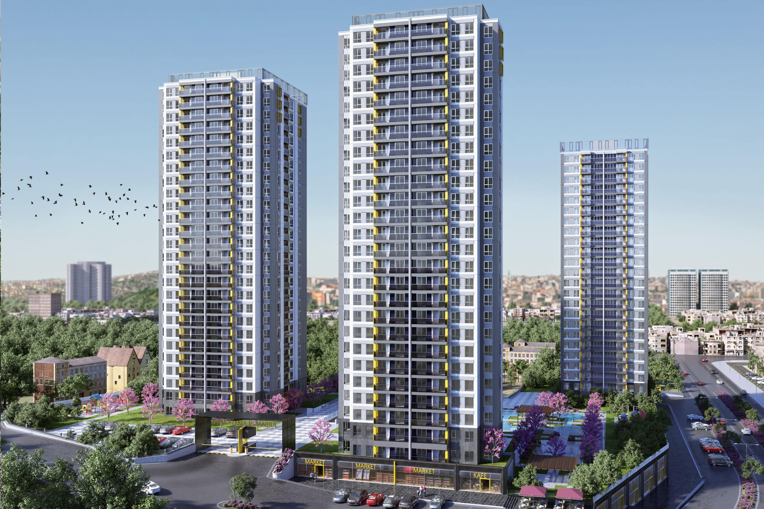 Panoramic Istanbul View Family Homes “Ready to Live”